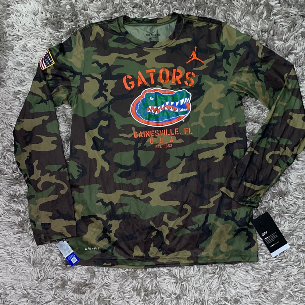 Nike long sleeve camo Florida gators tee